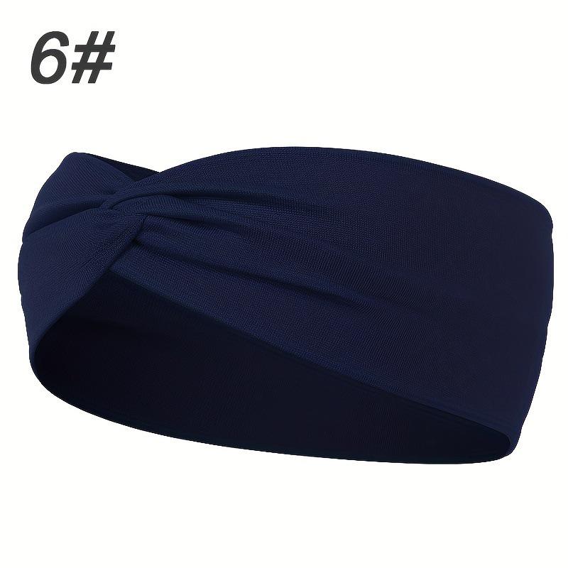 Bandeau Croisé de Sport pour Femme pour Maquillage, Yoga et Lavage du Visage