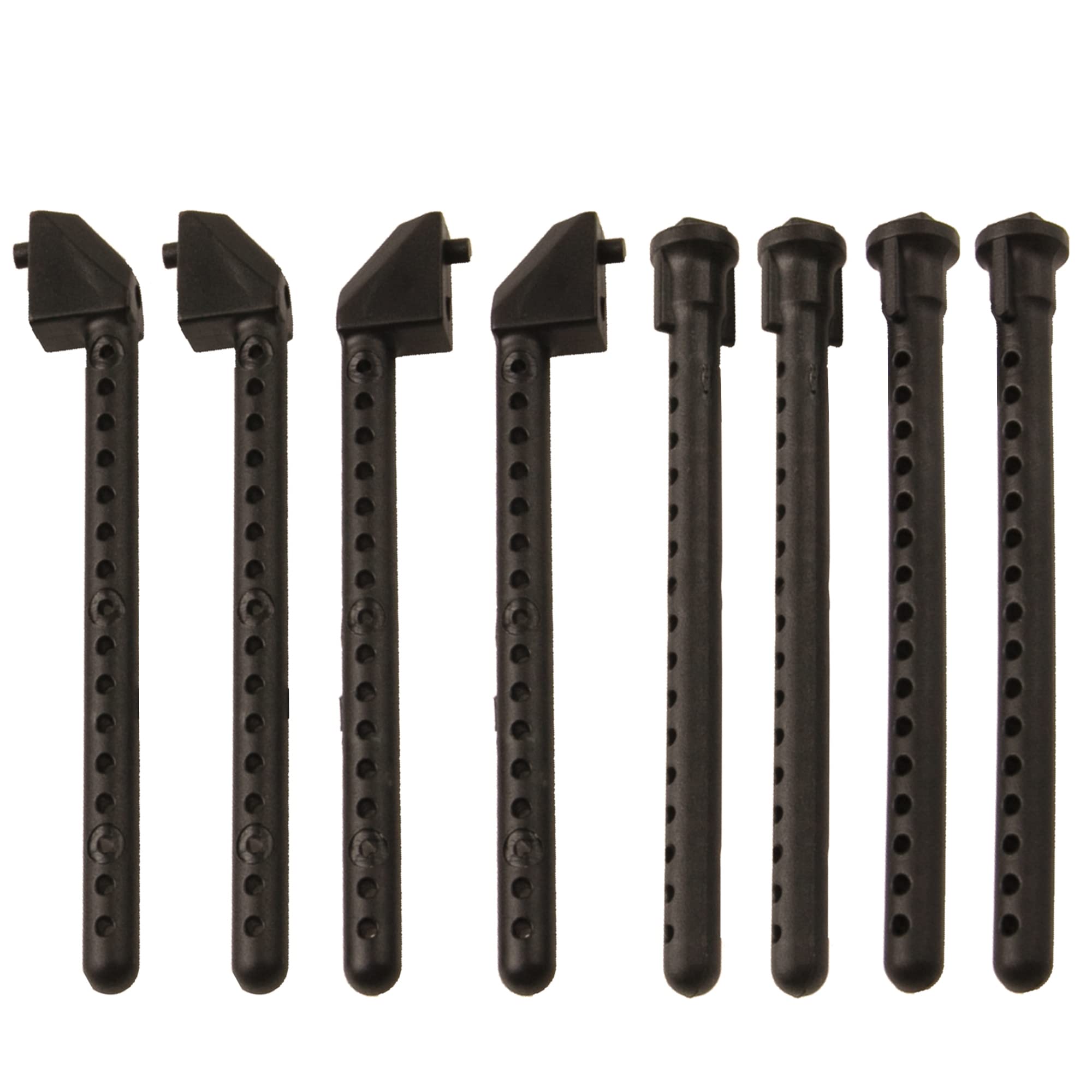 

Pack of 8 Plastic RC Car Body Supports, RC Car Shell Holder Fixed Mounts, Compatible with Sakura D4, D3-XI, S, CS, 110 Scale Drift RC Racing