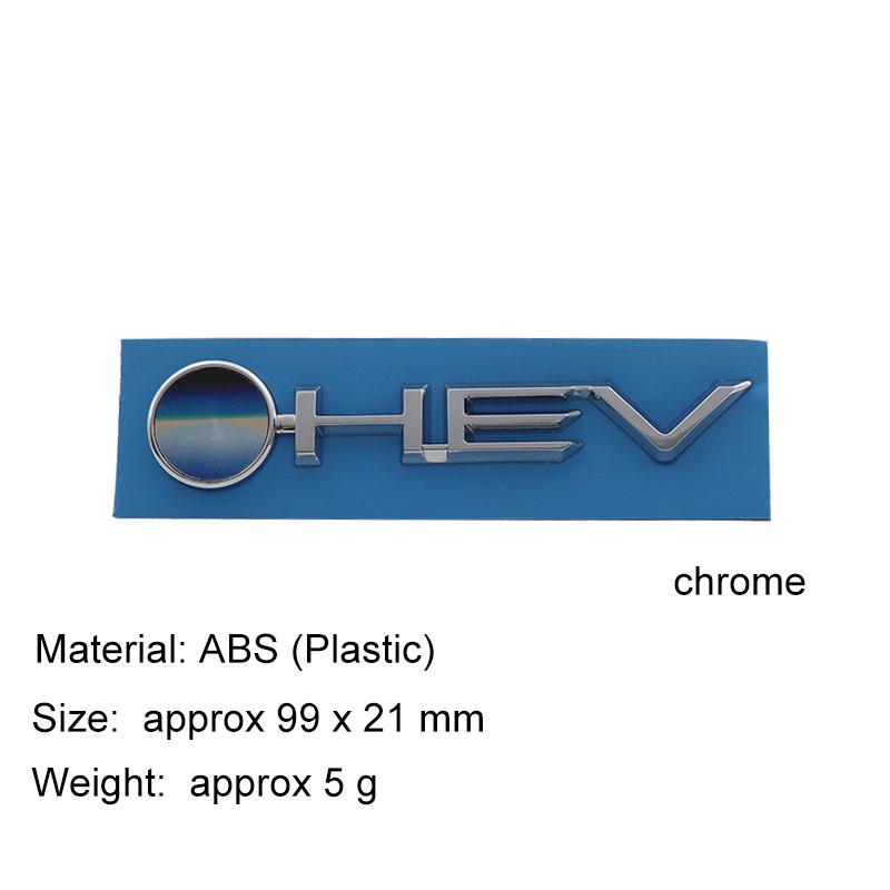 3D Car Styling HEV For car Hood Fender trunk Rear Bonnet Nameplate Decal Emblem Badge Sticker