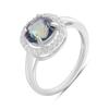 Silver Ring with Mystic Topaz 2.354ct, Item Weight 2.9 G (2190332)
