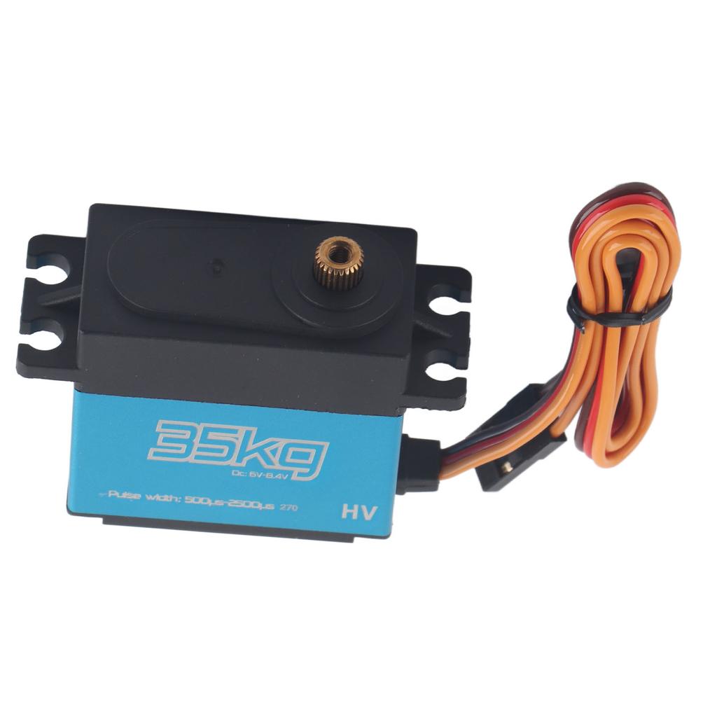 2pcs 35KG Coreless Motor Digital Servo Full Metal Gear Servo Waterproof for 1 8 1 10 RC Car