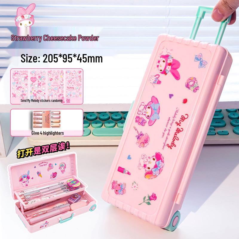 Estuche de Lápices de Dibujos Animados Lindo para Estudiantes de Primaria