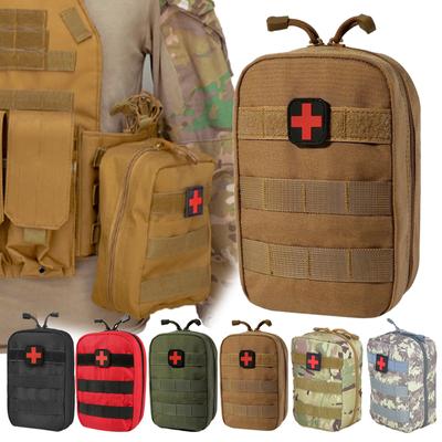 Camping Bag Survival First Aid Kit Bag Medical Waist Pack Emergency Travel Camping Oxford Molle Pouch
