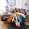 Piano Guitar Bedding Three-Piece Quilt Cover Pillowcase Home Textile Sheet Kit