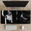 Dark Anime Girl Large Gaming Mouse Pad Non Slip Rubber Stitched Edge Hd Print Desk Mat For Pc Gamer Laptop Office Tableaccessory