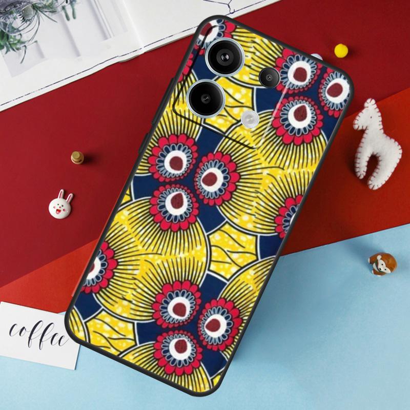 African Wax Print Design Case For Xiaomi Redmi Note 14 Pro 13 12 11 10 15 Pro Plus Redmi 15 14C 10C 12C 13C 15C Cover