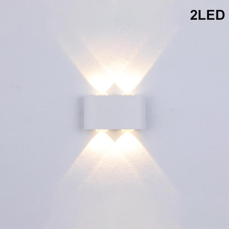 110/220 V Waterproof Surface Mounted LED Wall Light Modern Nordic Luminaire Indoor Wall Lamps Living Room Porch Outdoor Simple