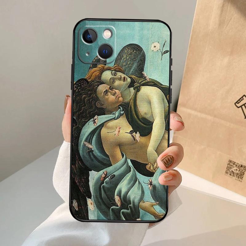 Kunstgemälde Die Geburt der Venus Handyhülle Für iPhone 16 15 14 11 12 13 Pro Max Mini Plus X XS Max XR Hülle Coque