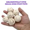 18 Pcs A03F- Bird Bird Foraging Sola Atta Ball Chew Parrot Shred for Sharpening Claws Small Size Chewable Balls