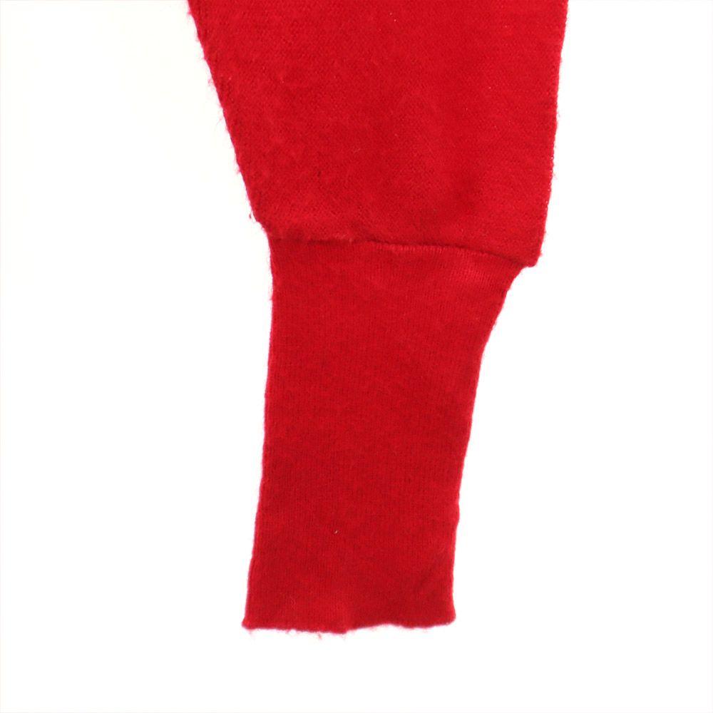 Lacoste 70s Vintage Izod Spool Tag Long Sleeve V Neck Sweater 2 Red Knit Men's Used