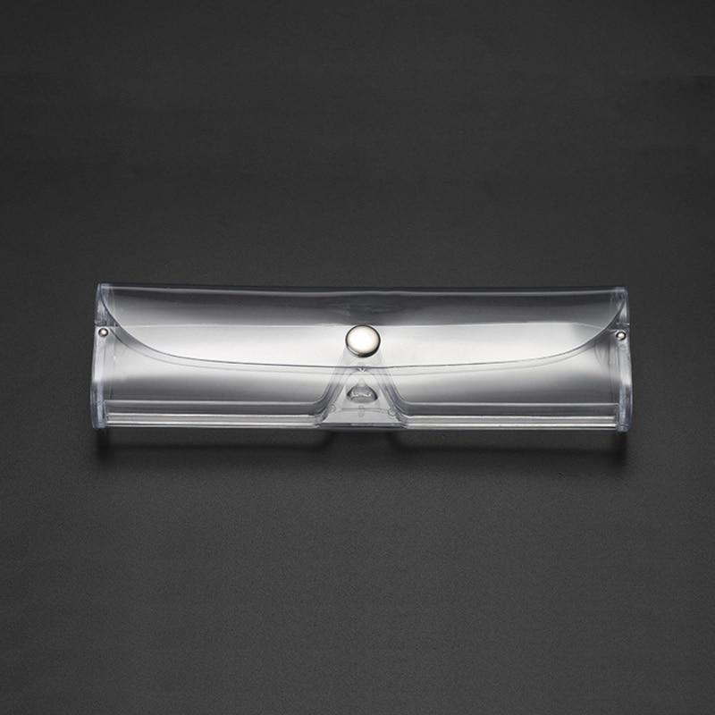 Transparent PVC Glasses Box Protector Case Carry Box Eyewear Accessoires Ultralight