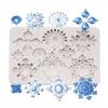 652F Fondant Silicone Mould for Sugar Craft Cupcake Jewelries Polymer Clay