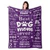 Dog Theme Digital-printed Polyester Bedroom Velvet Flannel Soft Sofa Cover Blanket Fleece Soft Sofa Cover Blankets for Beds