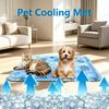 Pet Cooling Mat Ice Gel Self-Watering Cooling Pad Waterproof Wear-Resistant Floor Mat Durable Pet Cold Bed Cushion for Dog & Cat