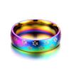 Europäischer & Amerikanischer Hip-Hop Stil Titanstahl Katzenkralle Bunter Ring - Modeschmuck