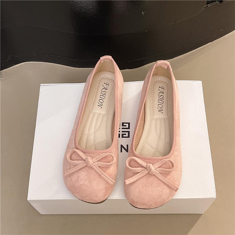 Fashion Comemore Round Toe Casual Sneakers Women Moccasins Summer Candy Color Espadrille Flat Bow Tie Ballet Flats Shoes Loafer Moccasin