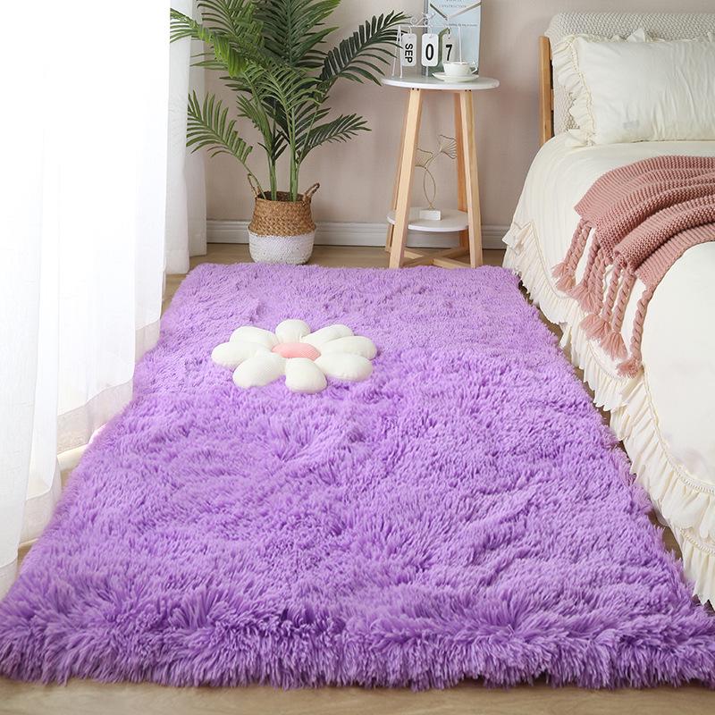 Plush Long Hair Bedside & Living Room Carpet