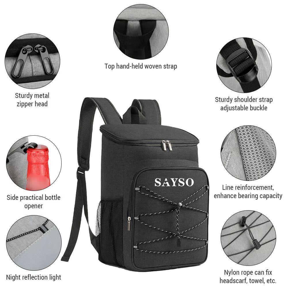 Backpack Cooler Waterproof Cooler Backpack Lightweight Insulated Cooler Bag for Men Women for Picnic Camping Hiking Shopping
