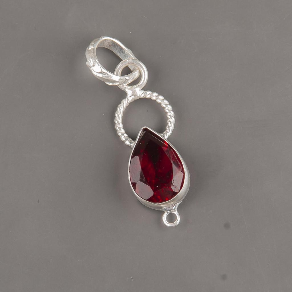 Pink Rubellite Gemstone Jewelry, 925 Solid Sterling Silver Pendant, Beautiful Silver Pendant, Handmade Healing Pendant For Women