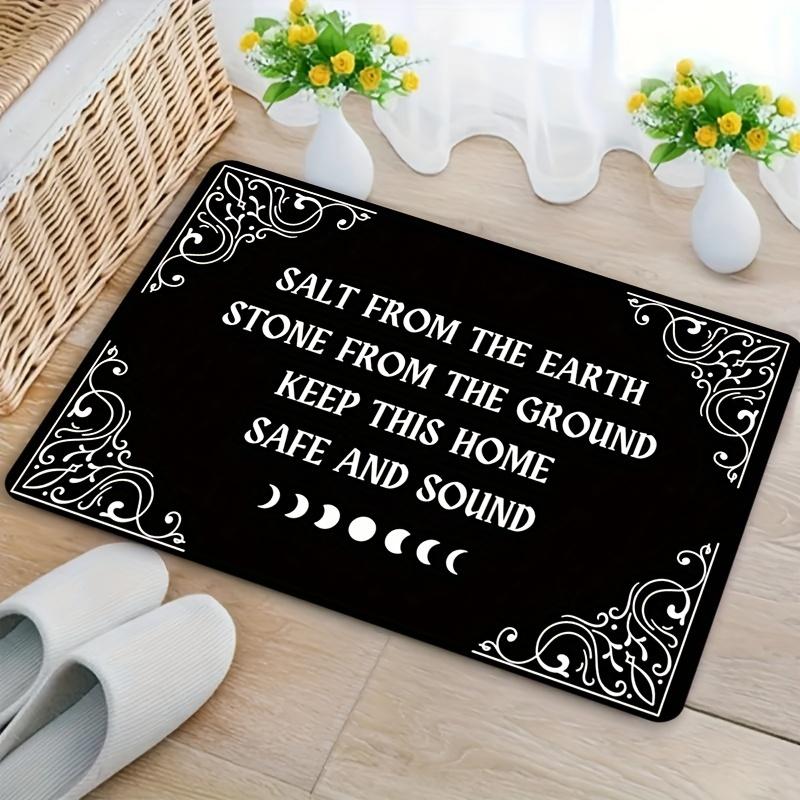 Čarodějnická Vstupní Rohožka Halloween Kuchyň Vnitřní Koupelnový Koberec Absorpční Chodba Odolný proti Skvrnám Interiérová Dekorace