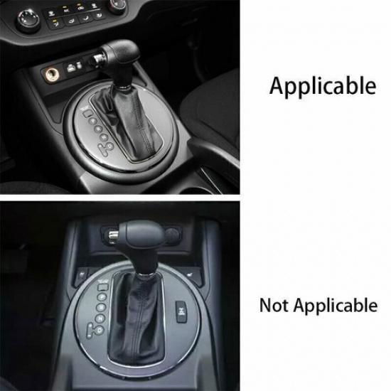 For Kia Sportage R 11-2016 Black Steel Center Console Gear Shift Panel Trim
