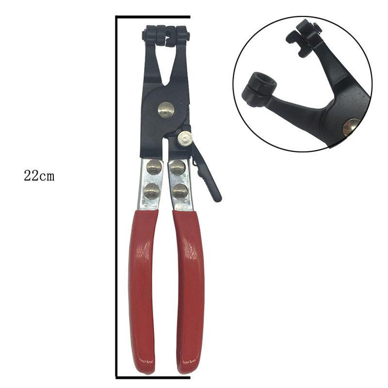 Automobile Water Pipe Clamp, Straight Throat Type Tube Bundle Clamp, Flexible Wire Clamp, Durable Clamping Tool for Vehicles