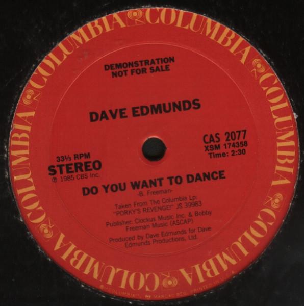 

12inch Record DAVE EDMUNDS Do You Want To Dance CAS2077 Columbia 1985 US Rock Used