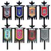 Medieval Accessories Building Blocks Soldiers Weapons Military Flags Mount War Horses Orc Mount Flags Wolf Bricks Kids Toys Gift