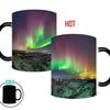 Northern Lights Valentine'S Day Ceramic Coffee Mark Cup Color Changing Cup Water Aurora Borealis