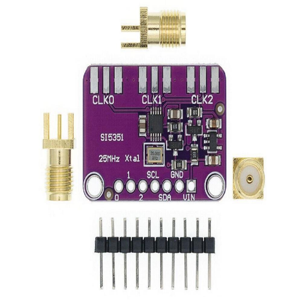 DC 3V - 5V CJMCU-5351 Si5351A I2C Clock Generator Breakout Board 8KHz to 160MHz