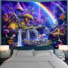 Kanuyee Forest Tapestry Green Landscape Wall Tapestry, Nature Tapestries for Bedroom Ceiling Tapestries Wall Hanging for Bedroom
