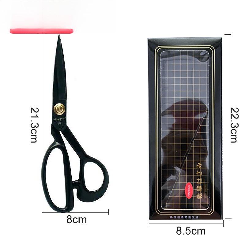 Manganese Steel Tailor Scissors Spot Dipping Handle Carbon Steel Thickened Stainless Steel Sewing Scissors