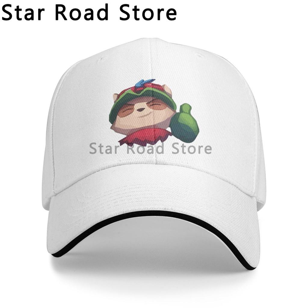 Funny Teemo Print logo Unisex Baseball Caps Peaked Cap League of Legends Game Sun Shade Hats for Unisex Women