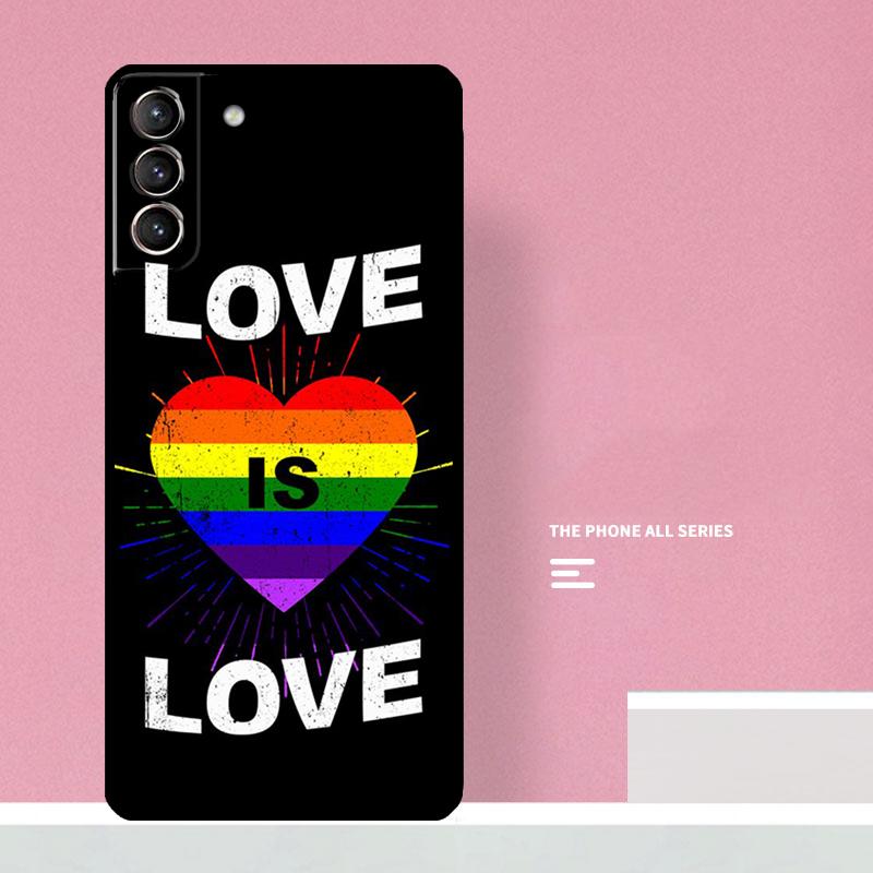 Gay Lesbian Lgbt Rainbow Pride Phone Case For Samsung Galaxy S25 S26 Ultra S20 S21 S22 S23 S24 S10 Plus S25 FE Cover Coque