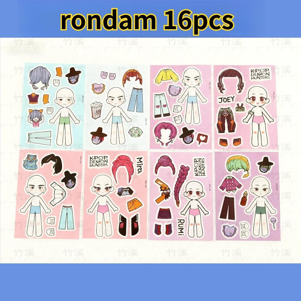 Devil Hunter Rumi Kang Tattoo Sticker 20 Piece Set KPOP Anime Trendy Accessories | Star Idol Same Style Waterproof Easy to Stick