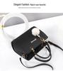 Women's PU Leather Crossbody Handbag - Simple Square Shoulder Bag for Middle-Aged Moms