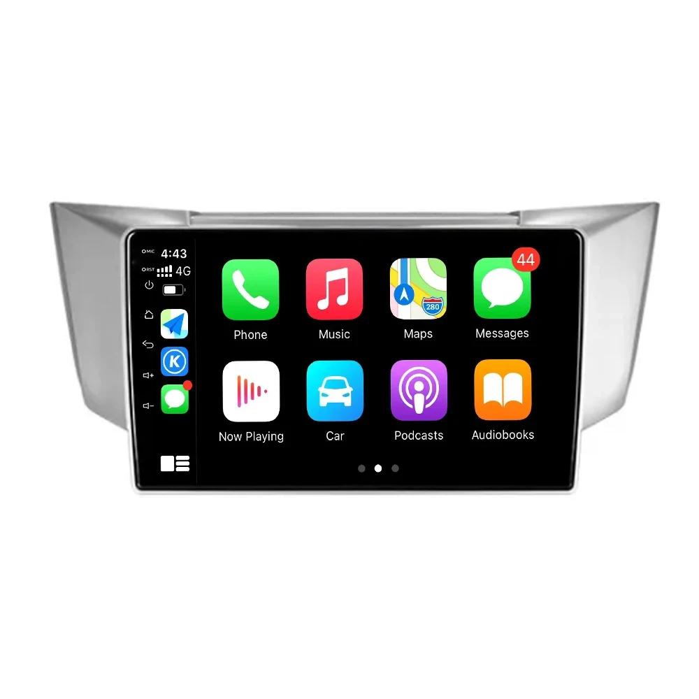 For Lexus RX300 RX330 RX350 RX400H II 2 2003-2009 Android 14 Car Radio Multimedia Navigation 4G GPS  Carplay Touch Screen
