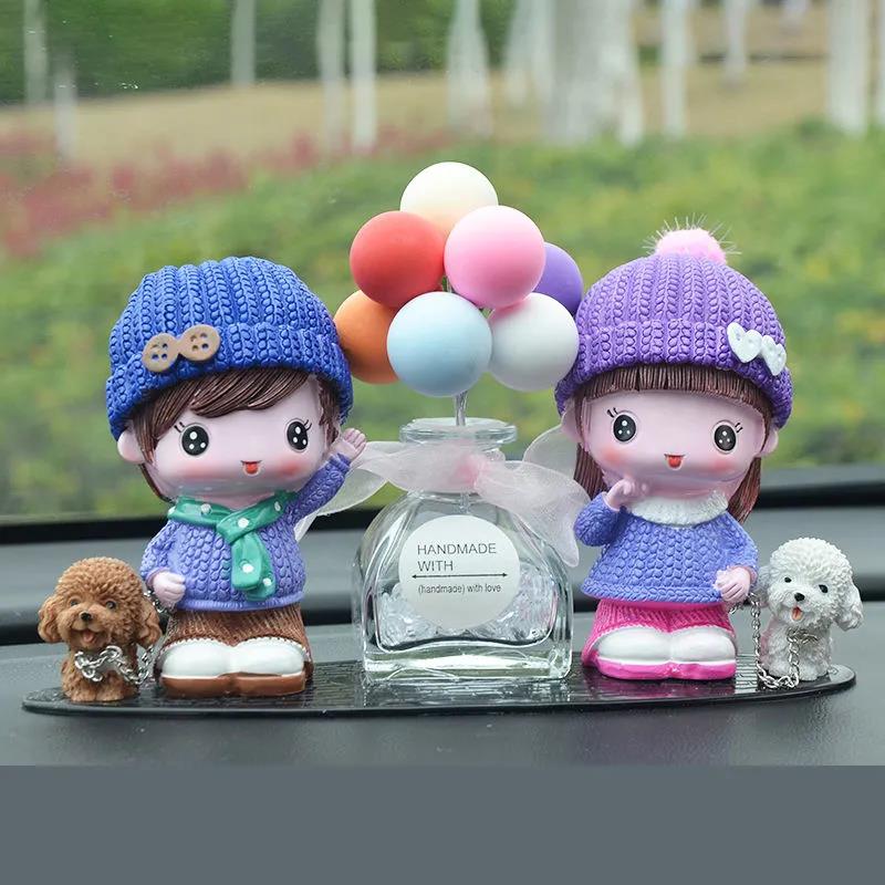 

Набор украшений мультяшной куклы Украшение центральной консоли автомобиля Креативный интерьер автомобиля