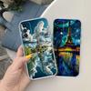RP54 Torre Eiffel di Parigi Custodia Trasparente per Telefono per Samsung Galaxy A04 A04S A14 A23 A34 A54 M23 M33 M52 M53