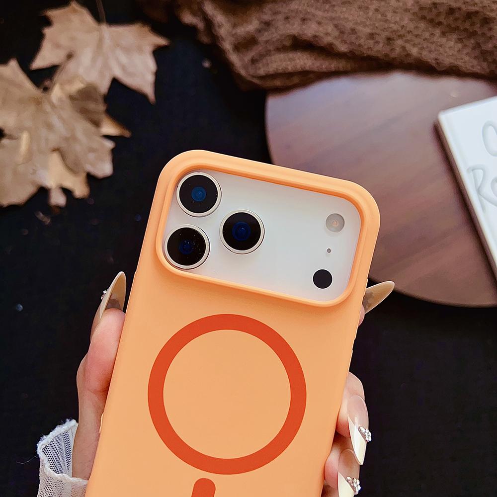 For Magsafe Original Liquid Silicone Phone Case For iPhone 17 16 15 14 13 12 Pro Max Plus 17 Air Magnetic Wireless Charging Coer