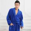 Luxurious Coral Fleece Warm Bathrobe For Men And Women Flannel Winter Kimono