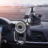 B03C Universal Car Cell-Phone Mount Cradles Extendable Holder Powerful Clamps Sucker Cup Bracket Arm for Auto Center Console