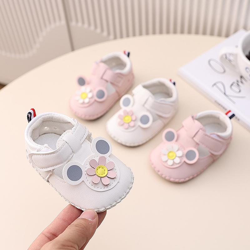 Toddler Baby Princess Shoes 0-1 Years Old Soft Sole Cute Baby Shoes Spring and Summer 6-12 Months Anti-drop