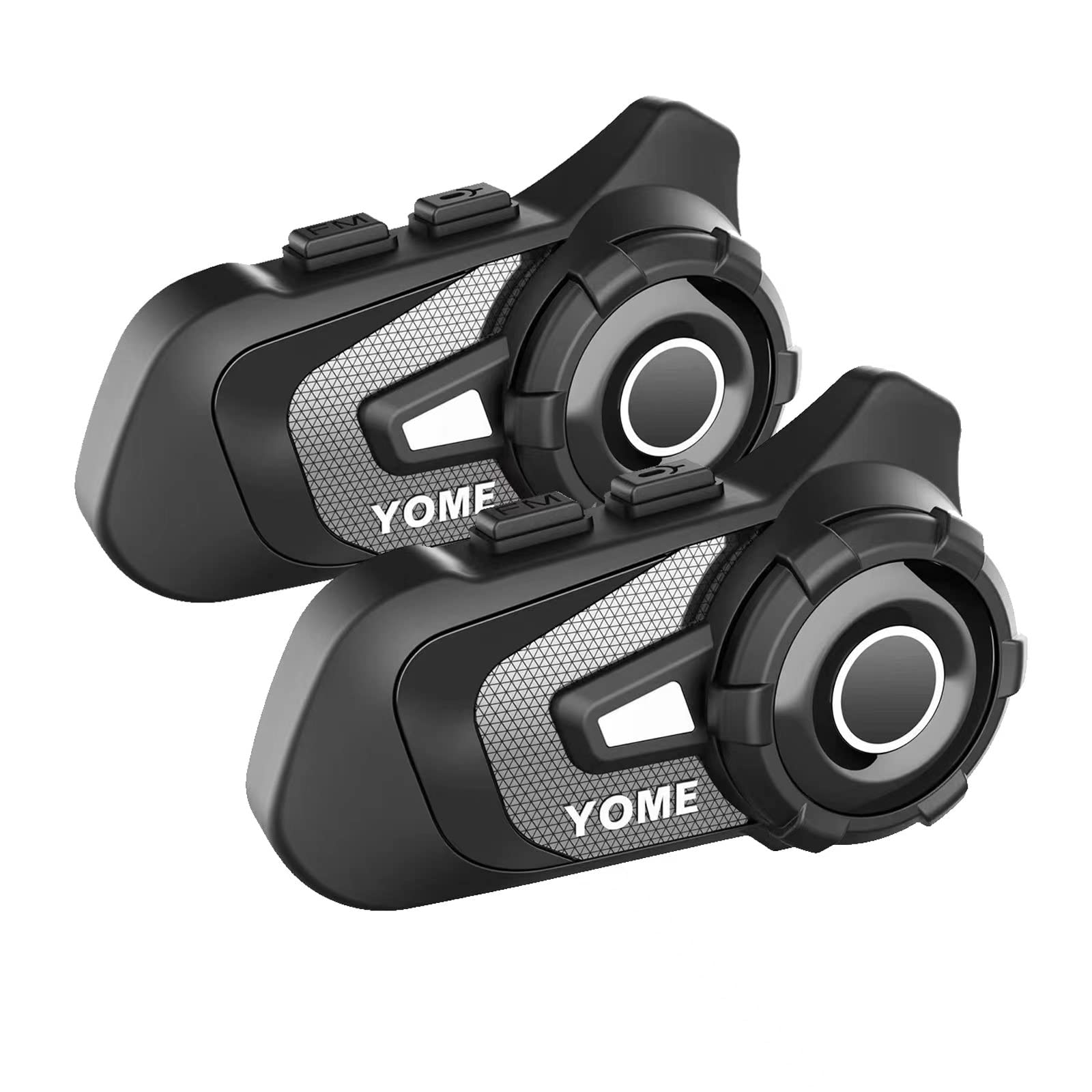 

Мотоциклетная гарнитура YOME S2 Plus до 10 одновременных 40 часов непрерывной мотоциклетной связи 2000 м связь Bluetooth мотоцикл подключается чёрный