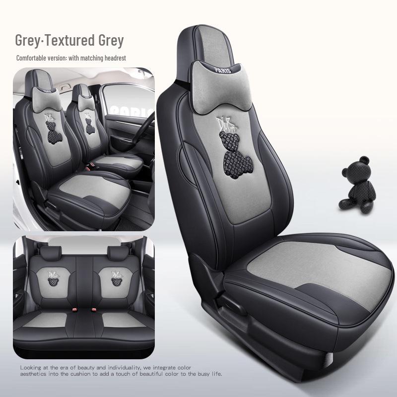 Dongfeng Fengshen EX1 Cartoon Bär Autositzkissen - Ganzjährig, Vollständig umschließend.