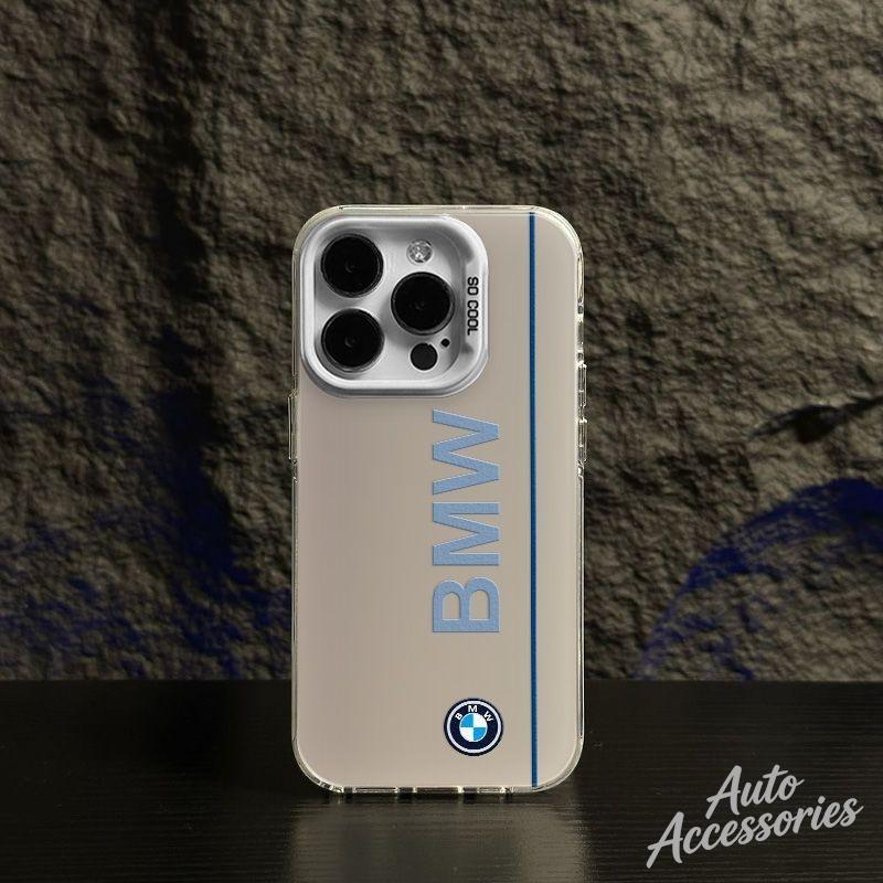 Multi-color Optional Phone Case Trendy Shell For IPhone 15 14 13 12 11 Pro Max For BMW Shockproof Phone Protective Cover Sticker HO1