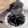 1PC star circle Office Round Area Rug, Under Office Chairs Bedroom Living Room Home Decor,Carpet for Office, -1110269