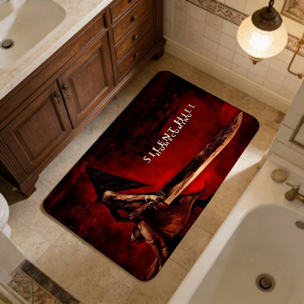 

Horror Game S-Silent H-Hill Room Mats Anti-slip Absorb Water Long Strip Cushion Bedroon Mat Household Carpets 40x60cm