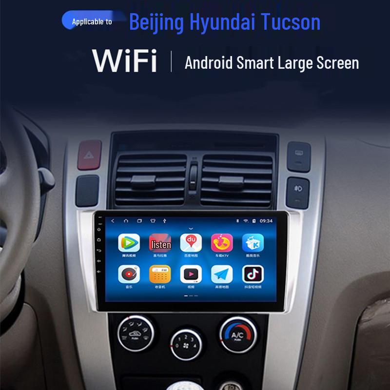 

Совместим с Hyundai Tucson 2006-2013, Интеллектуальная навигационная система Android и система заднего вида с большим экраном центрального управления.