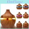 Wooden Grain Usb Humidifier With Night Light Diffuser For Home Use And Aromatherapy